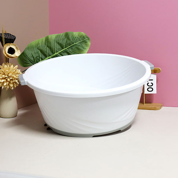 YZ-6616 multi-function binaural basin (soot white)