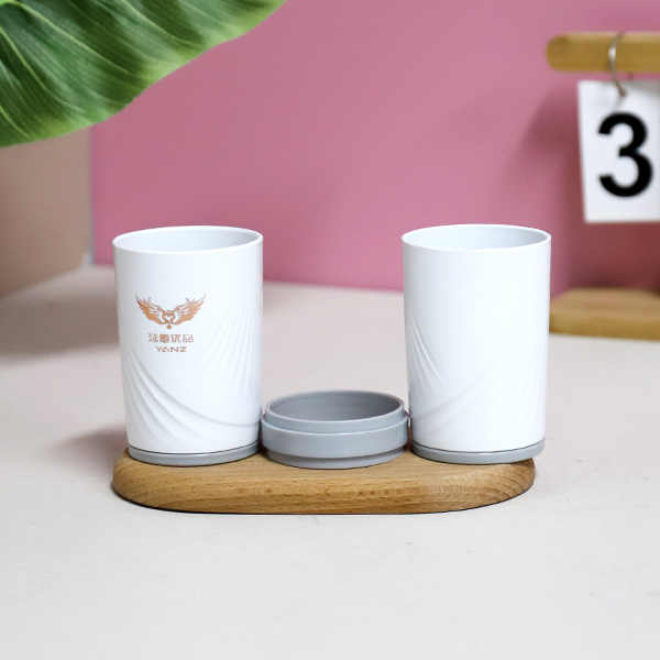 YZ-6609 multi-purpose mouthwash cup (soot white)