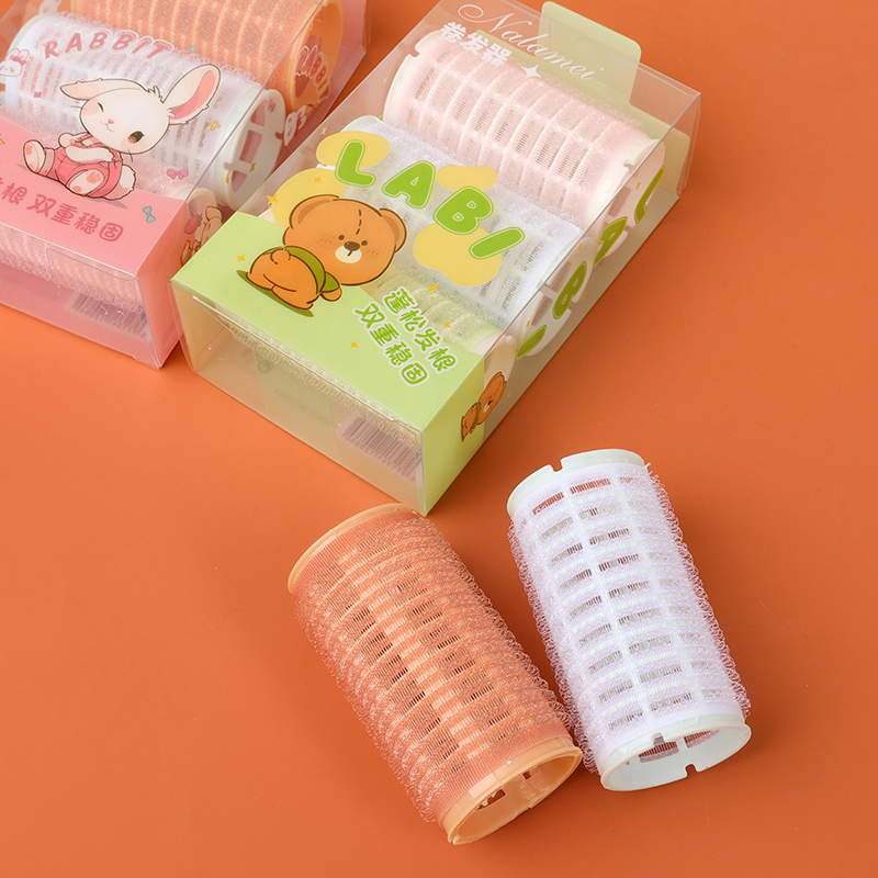 086 boxed three sticky curlers