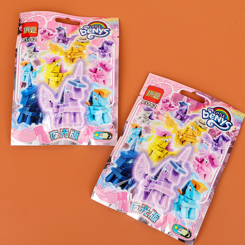 P3162 Pony Polly Building Blocks (Luminous Edition)
