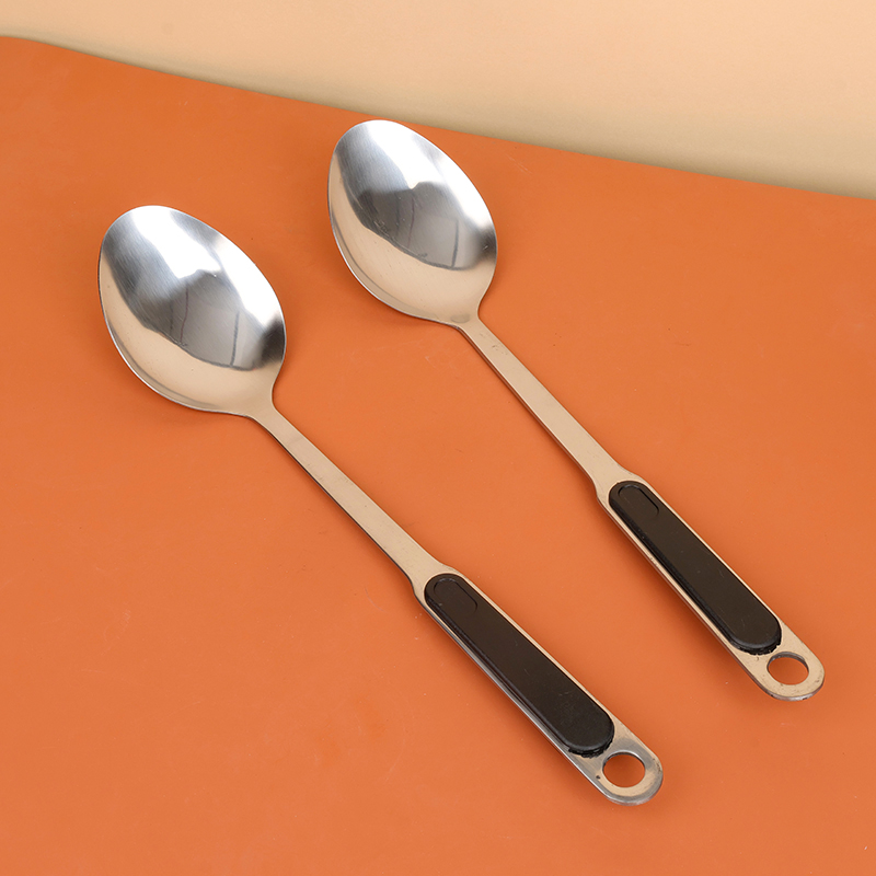 Handling stainless steel spoon (mixed)