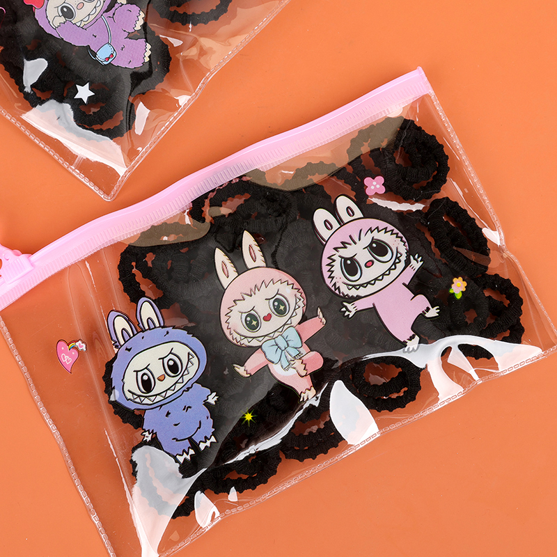 Bagged cloth children's bamboo band (black)