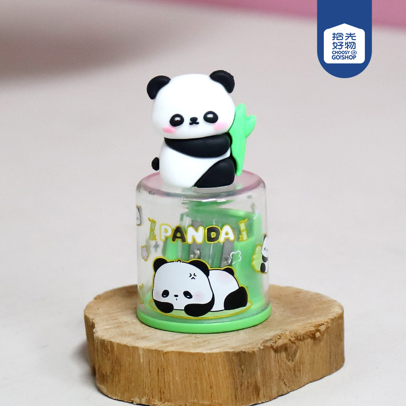 3081 red panda double hole pencil sharpener - Image 2