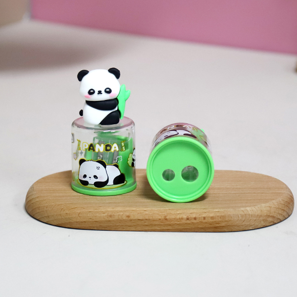 3081 red panda double hole pencil sharpener