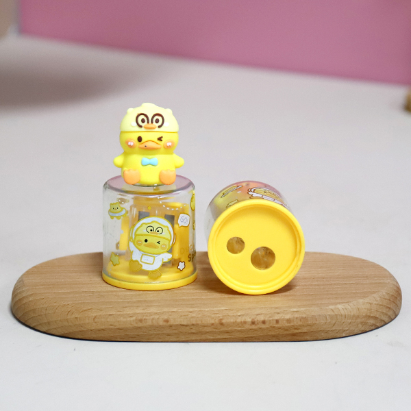 * 3082 happy duck double hole pencil sharpener
