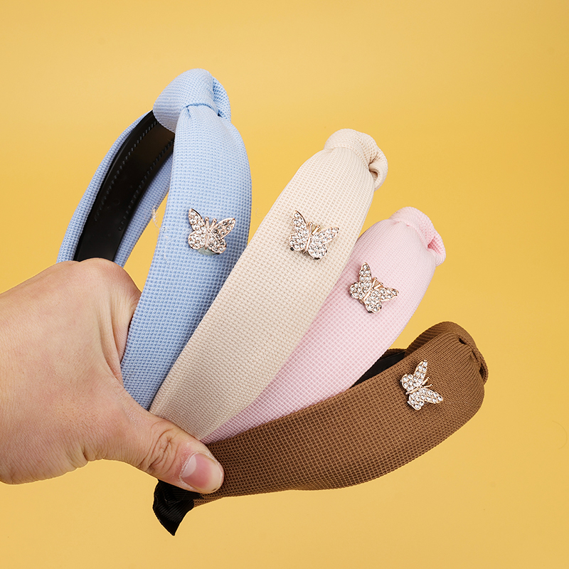 Double Bow Accessories Tie Head Buckle