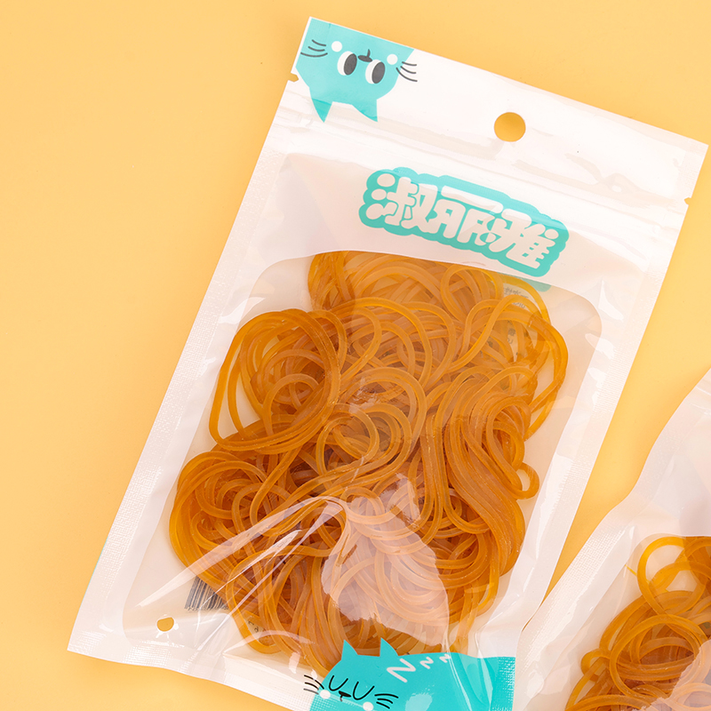 Disposable yellow rubber band