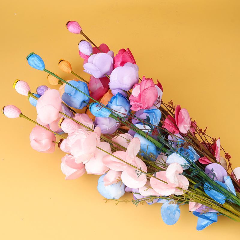 712 rose artificial flowers (color random)