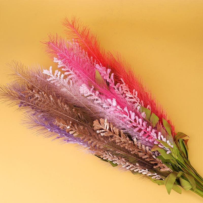 6665 feather wheat ear simulation flower (color random)