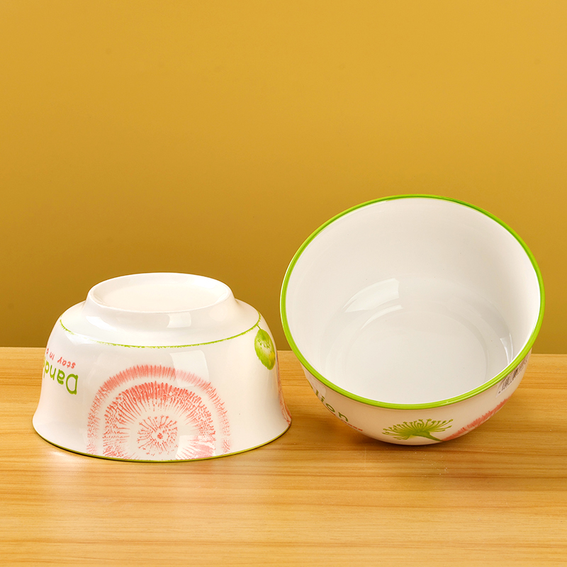 Printed 5.2-inch Liyan Bowl (dandelion, Yu See Spring Color)