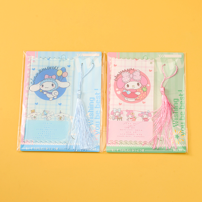 208 acrylic stub tassel pendant (random)