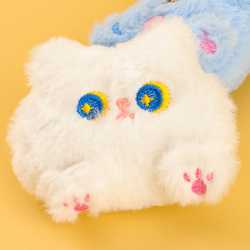 Plush cute cat pendant