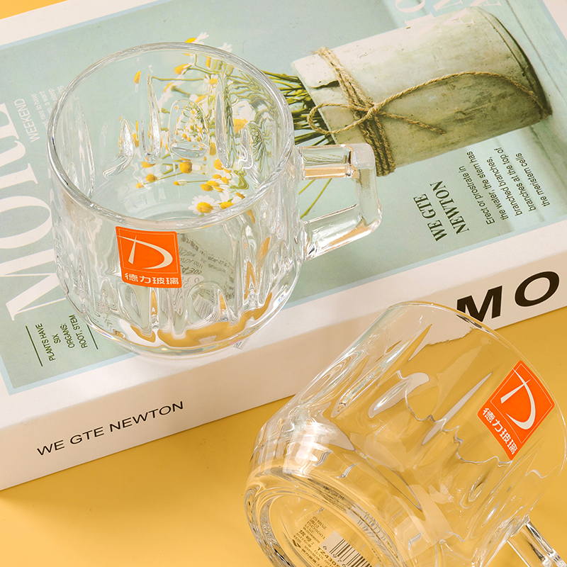 Deli TZ4305 glass handle cup