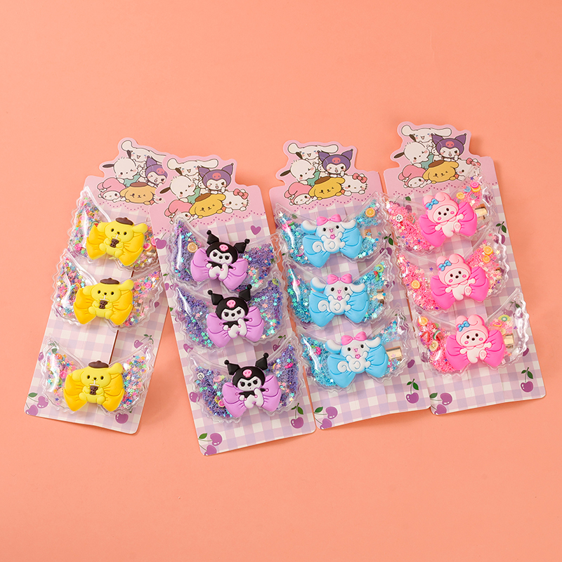 Bag Three Cartoon Flow Yarn Wings Children's Duck Clip