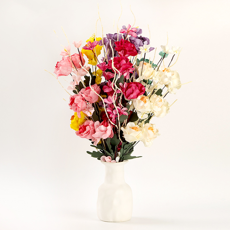 4103 gradient rose simulation flowers (color random)