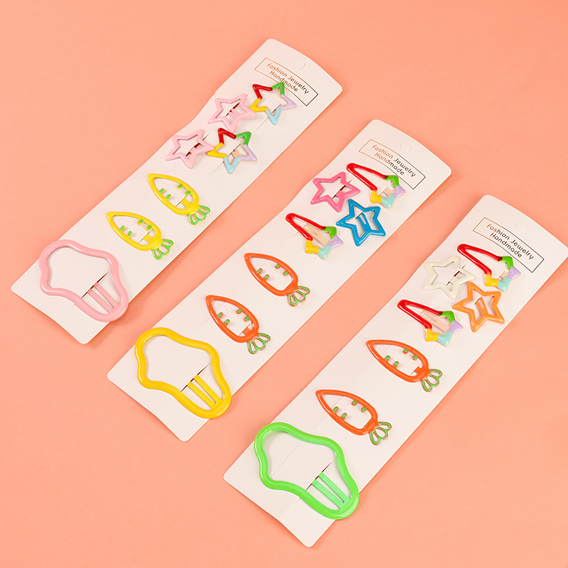 Bag candy color children's BB clip (7)