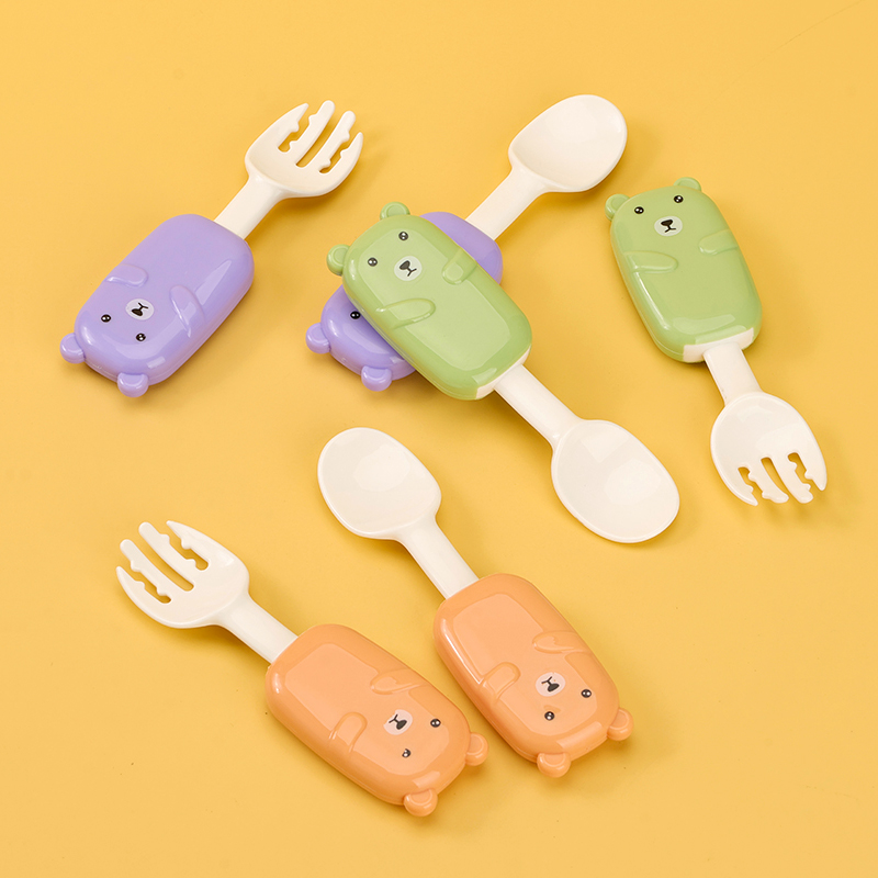 Baby Cartoon Spoon Fork Combination (720)