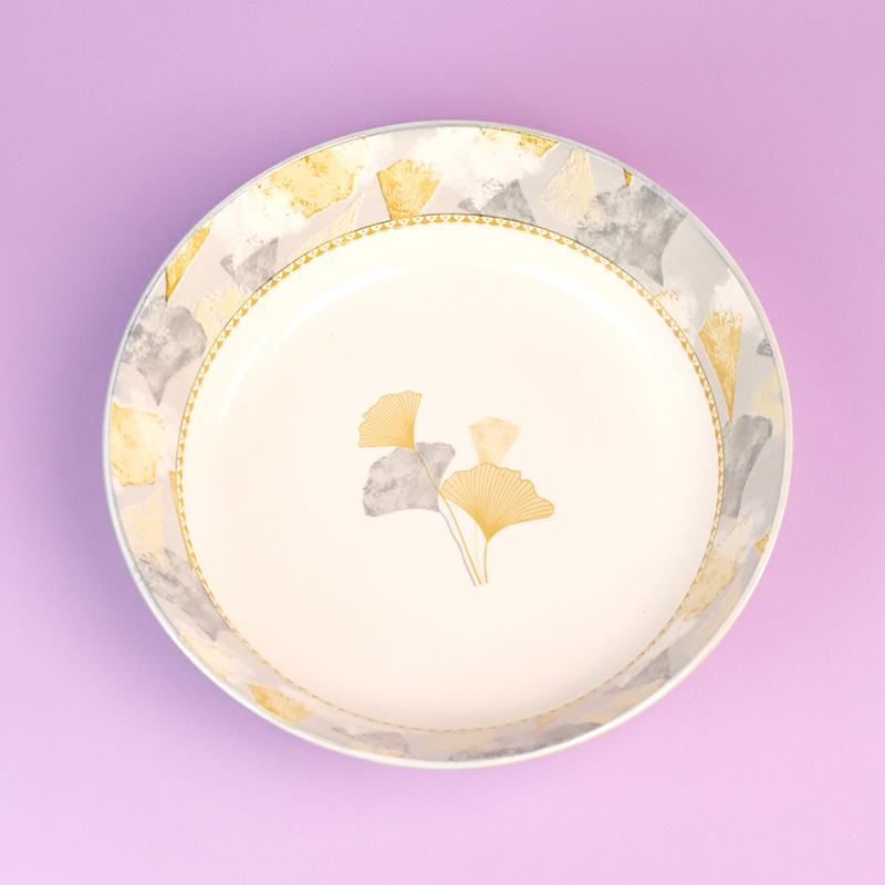 9 inch relief bowl (ginkgo) - Image 2