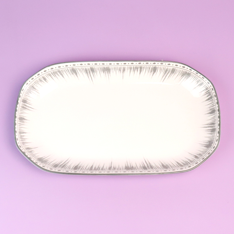 12 inch cut angle fish plate (elegant) - 이미지 2