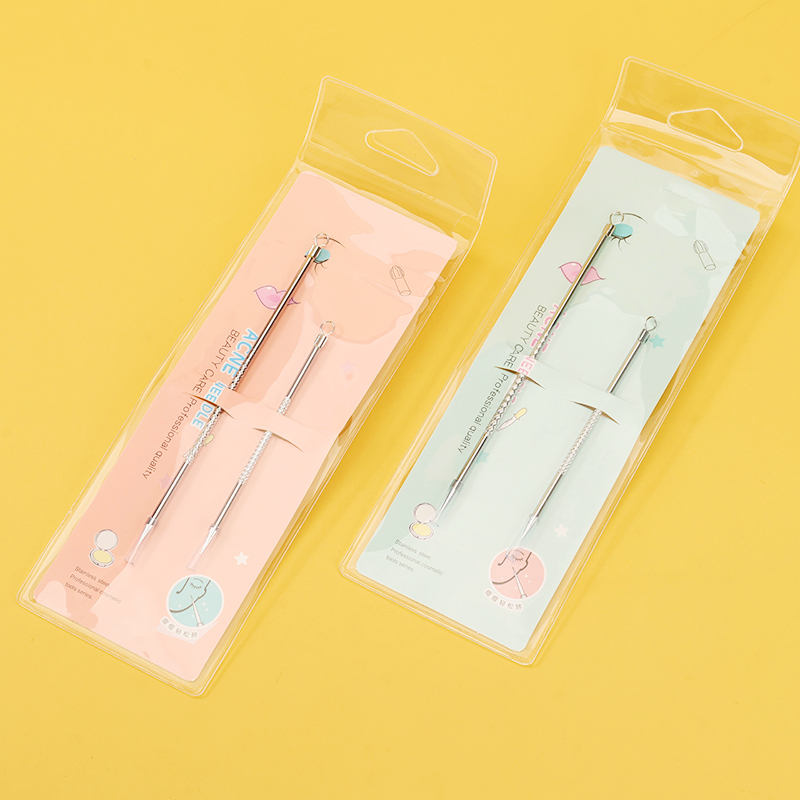 S-507 acne needle two-piece set (silver)