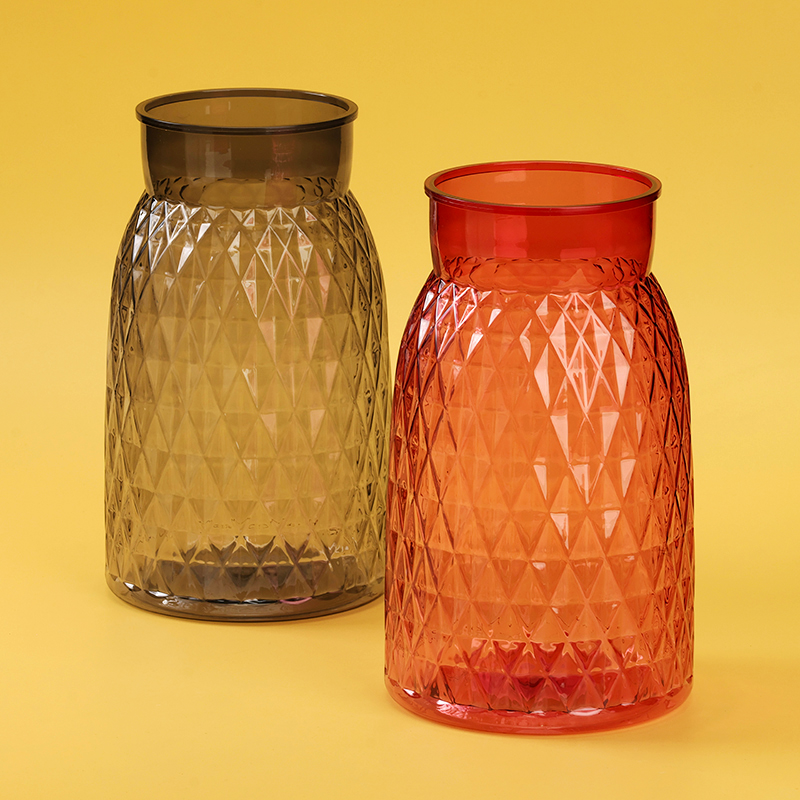 Plastic vase-pineapple diamond