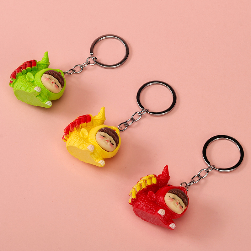 Acrylic Firecracker Moe Baby Pendant