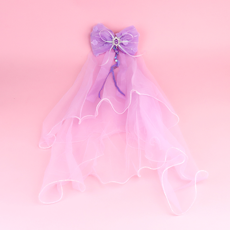 Diamond Sequins Super Fairy Children's Veil - Image 2