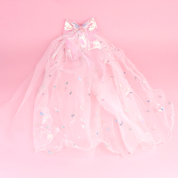 Sequin butterfly gauze children's veil - Image 4