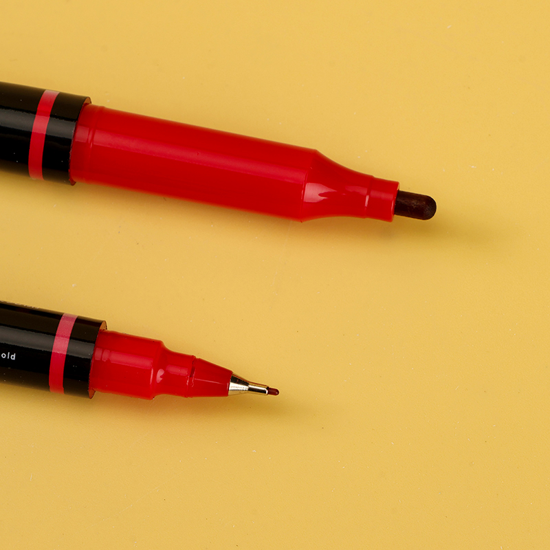 Morning light MG2130 double-headed marker pen (red)