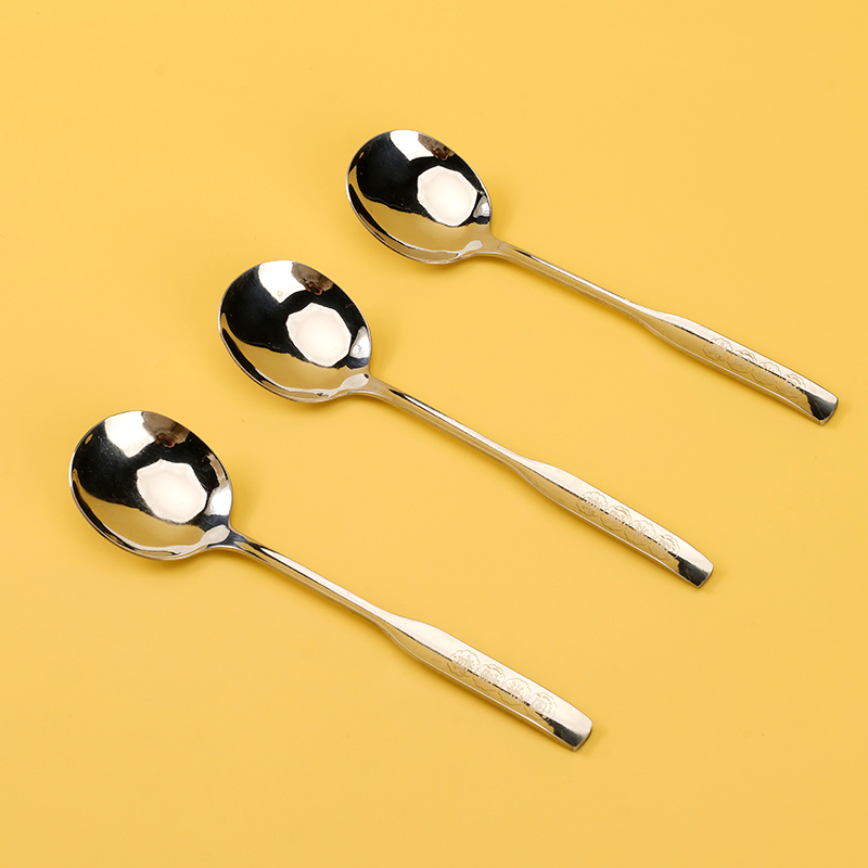 Shuangli Man Increasingly Rich No.2 Round Spoon