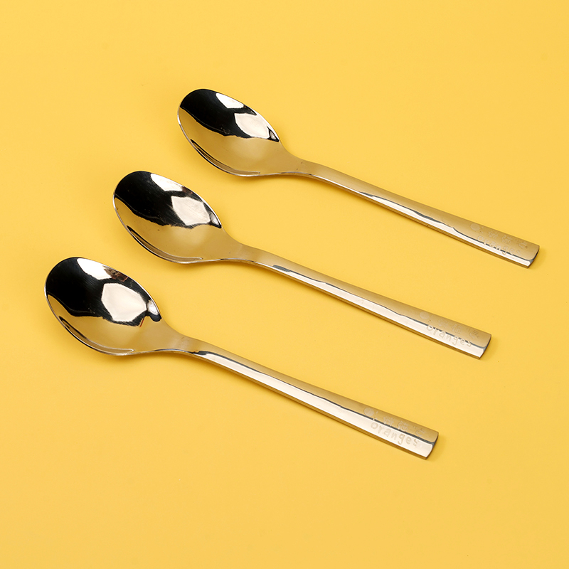 Merle thought thing orange round spoon