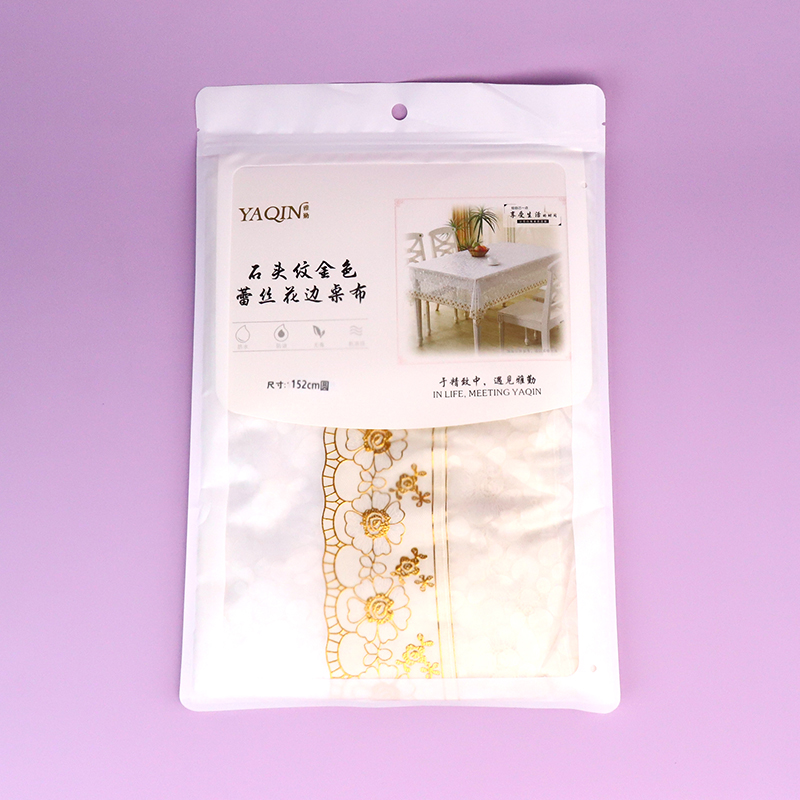 205550 stone gold lace tablecloth 152*152CM - Image 2