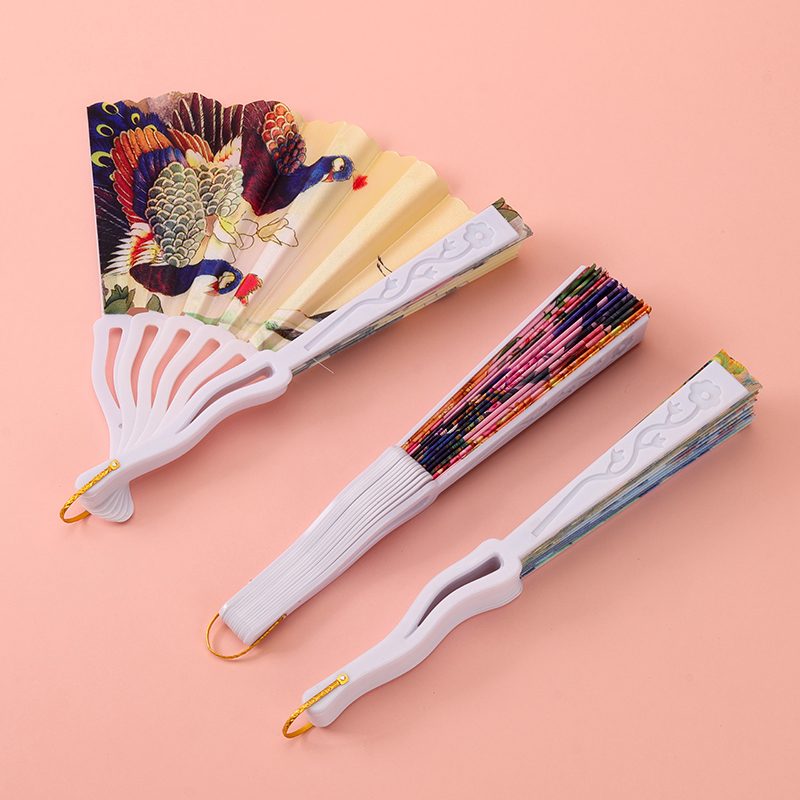 New Peacock Folding Fan