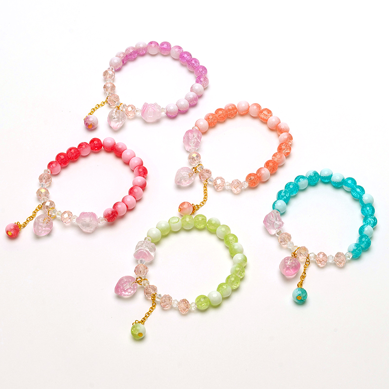 Milk Cover Floral Lion Awakening Strawberry Bracelet