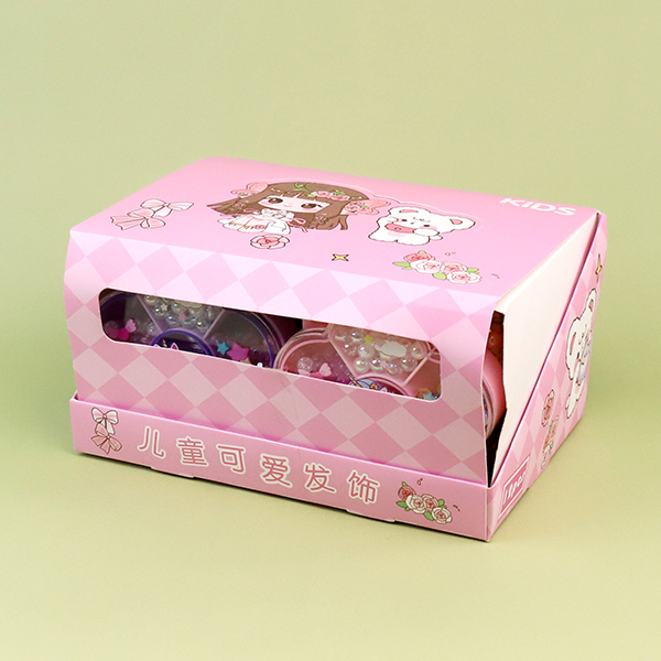 199 short chain unicorn flower box round beads DIY