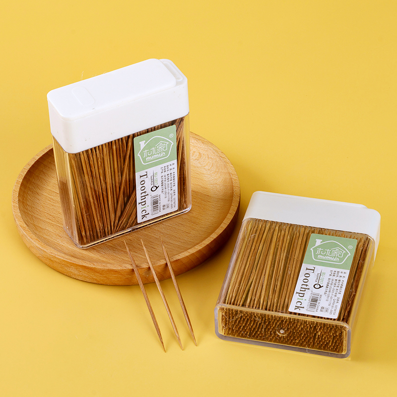 Wood wood home 1017 box carbonized toothpicks
