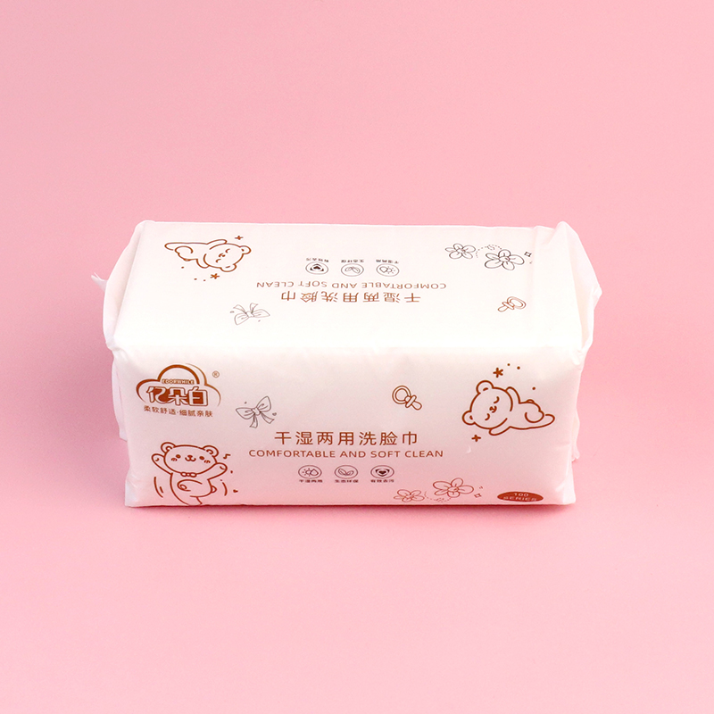 1838 Flower Bear Cotton Soft Face Towel (100) - 이미지 2