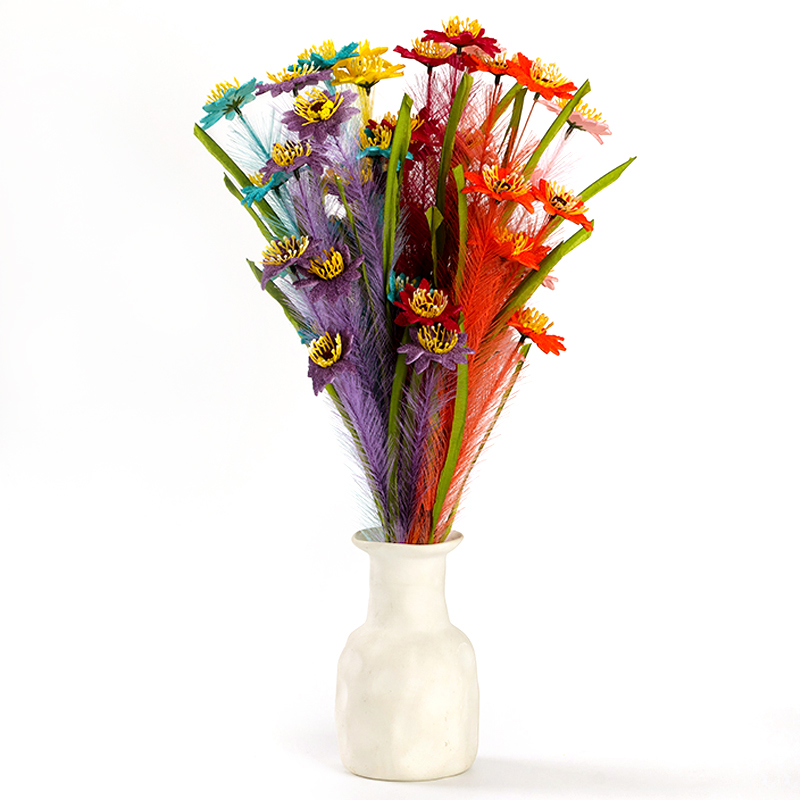 4801 feather flower simulation flower (color random)