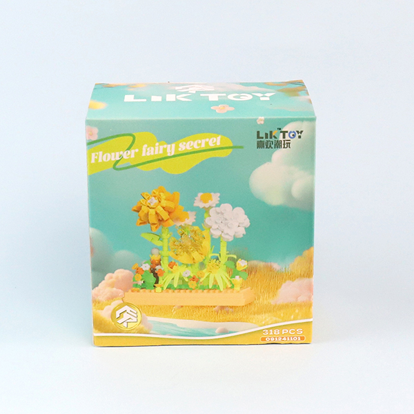 0912411 acrylic flower series 4 mixed