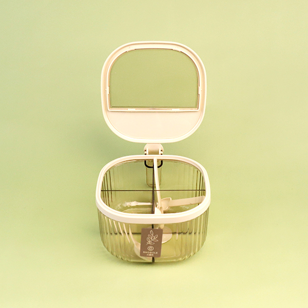 3798 Light Luxury Transparent Four-compartment Seasoning Box
