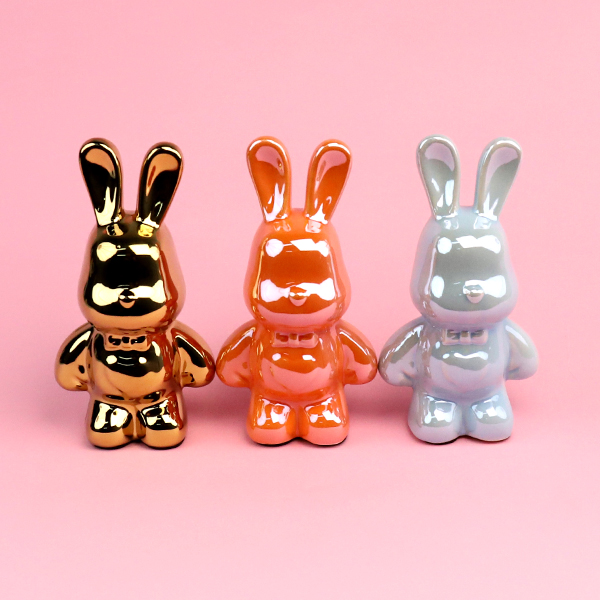 15 standing rabbit ornaments