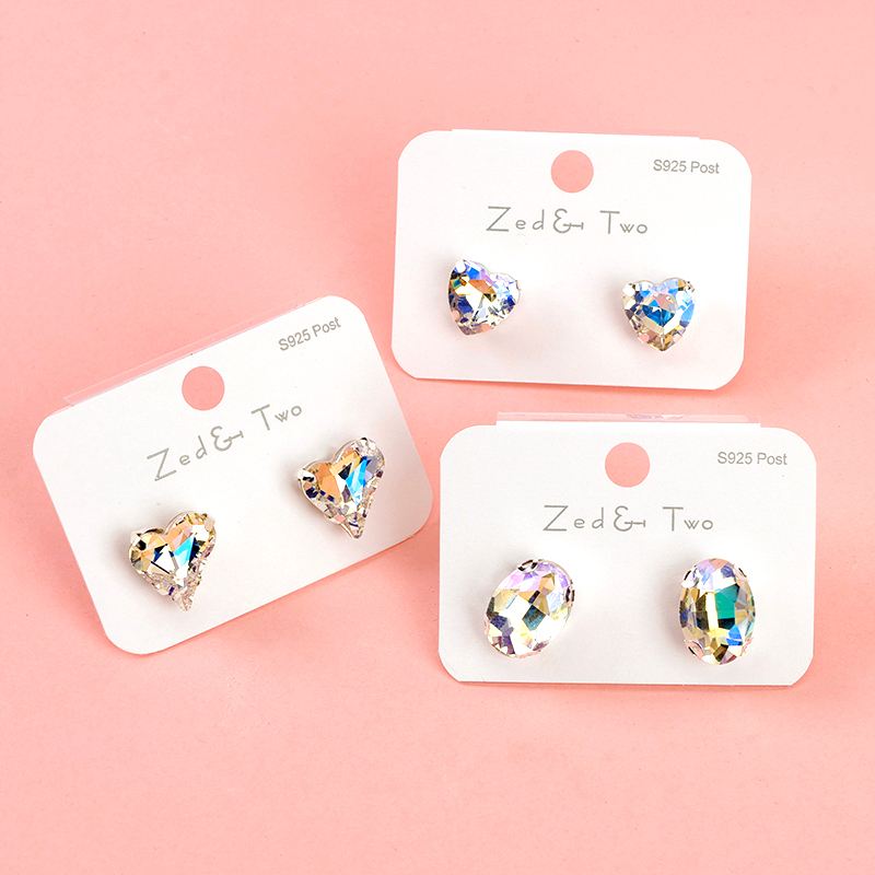 Long new zircon earrings