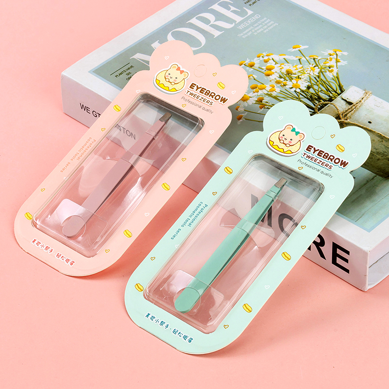 S-519 suction card color single eyebrow clip