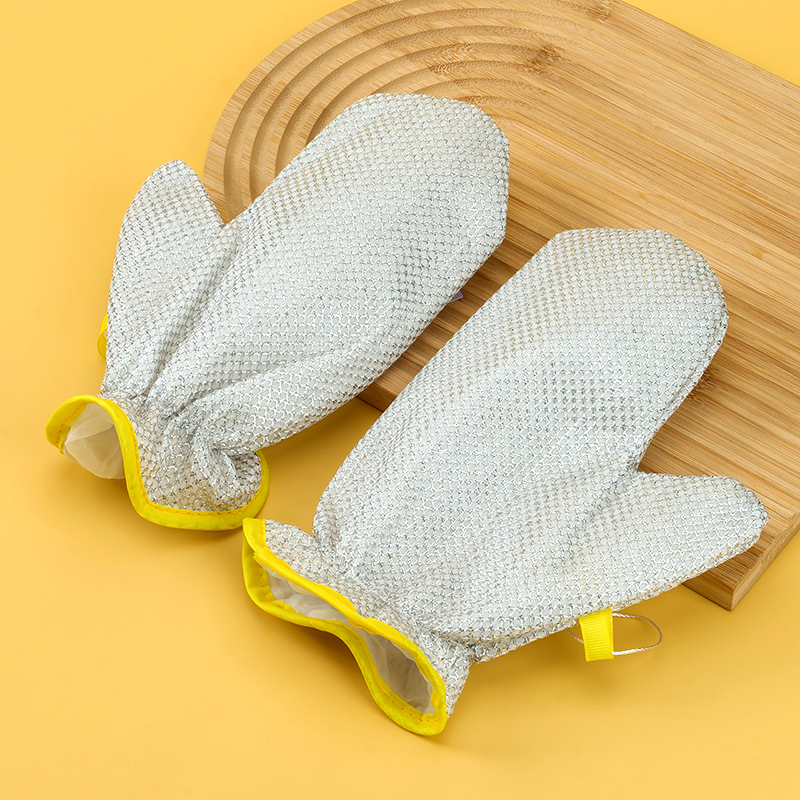 Bo Tao's mother 6143 silver silk non-stained gloves