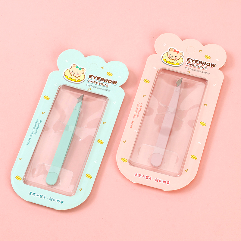 S-518 suction card single beveled eyebrow clip