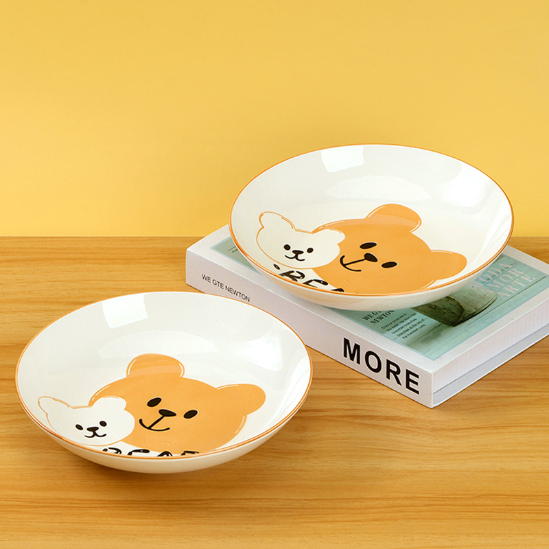 Printed 8-inch Cheese Plate (Bill Bear)