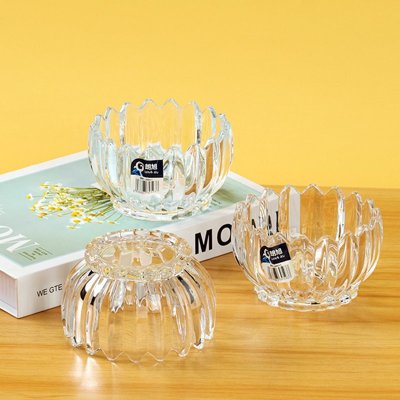 Longxu 8011 vertical glass bowl (random lines)