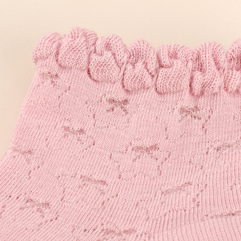 Mingxin ice silk ladies boat socks (lace)