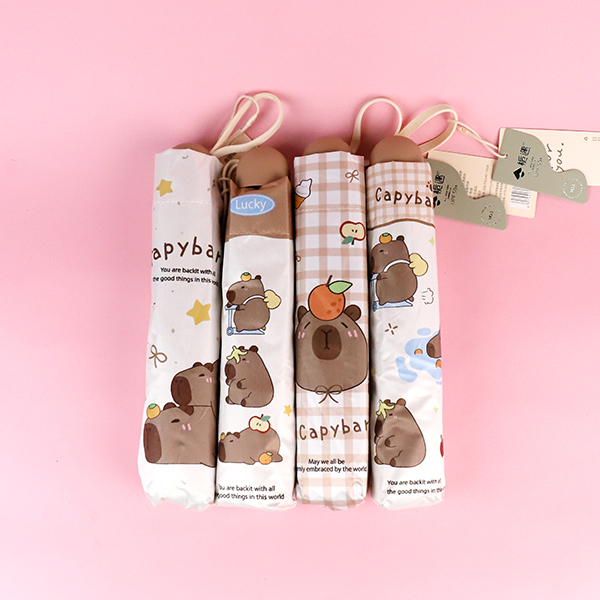 ZY5378 Buddha Bala Black Rubber Umbrella (Mixed)