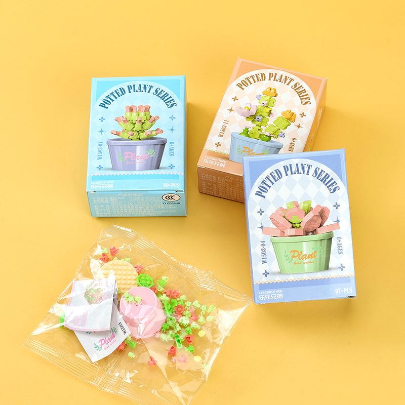 1503 fleshy potted building blocks